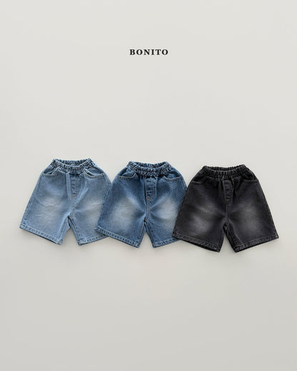 [KIDS] Bermuda Brushed Denim Pants