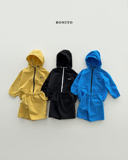 [KIDS] Windbreaker Hooded Set