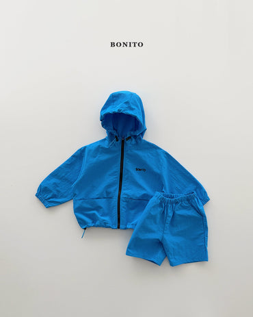 [KIDS] Windbreaker Hooded Set