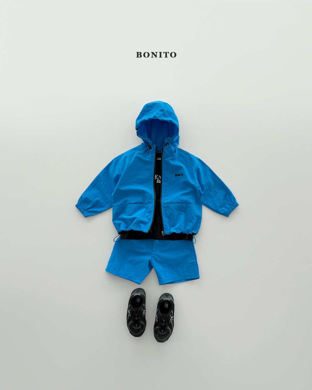 [KIDS] Windbreaker Hooded Set