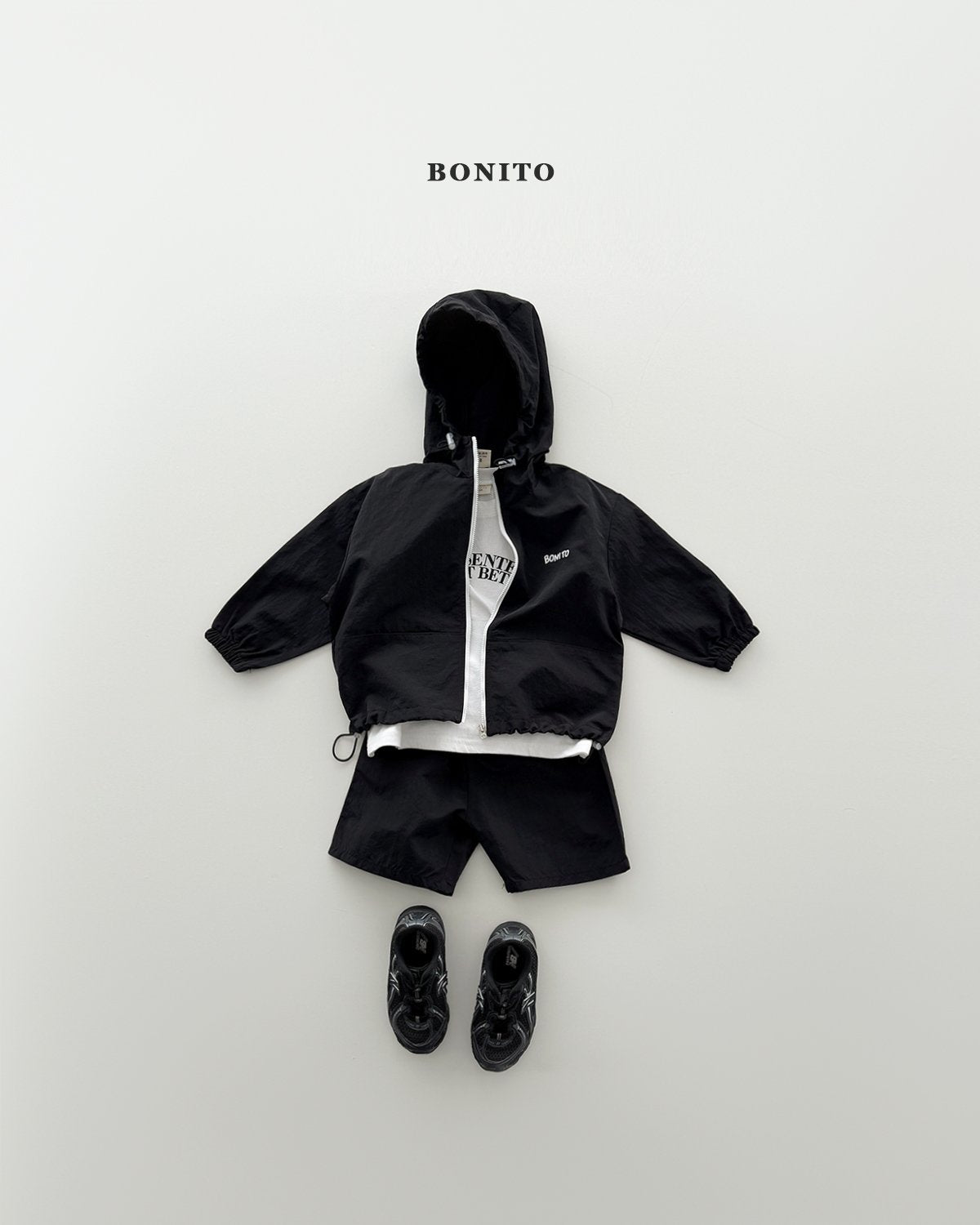 [KIDS] Windbreaker Hooded Set